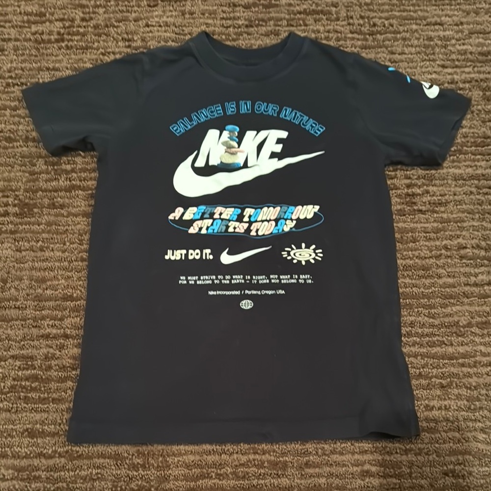 Nike Black Short Sleeve Tee Casual Athletic Wear